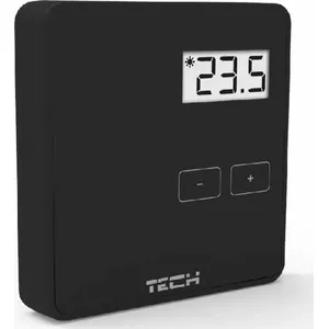 Room wired two-state thermostat TECH ST-294V1 black