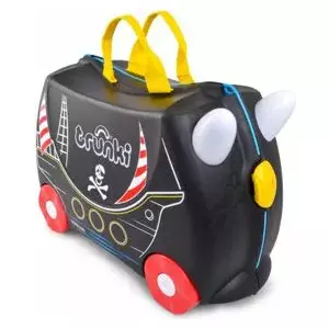 Braucamais koferis Trunki pirāts Pedro TRU0110 — bērnu ceļojumu koferis un braucamrīks