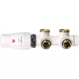 Radiator valve set Varioterm Twins right-hand white TSGS0206CFK/P