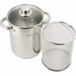 Pasta pot KingHoff KH-3325, 16 cm diameter, stainless cookware