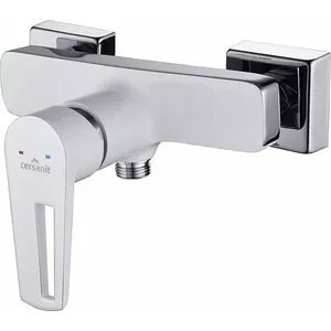 Душевая смеситель CERSANIT Mille chrom S951-033 — настенный однорычажный душевой кран, хром