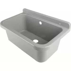 Sink Hydroland 1-bowl utility 55 x 34 cm gray Hydroland (ZLEW.55.SZ)