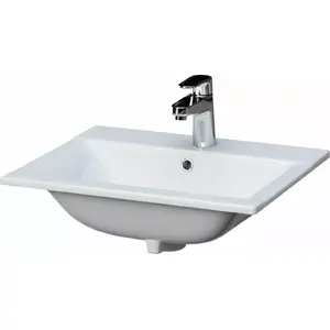 Раковина CERSANIT Ontario New 60 см K669-002 керамическая накладная