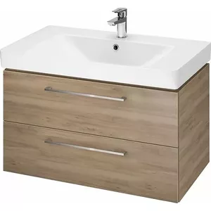 Izlietne CERSANIT Lara Mille 80 cm, krāsa orzech, modelis S801-339-DSM