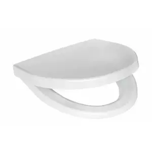 Toilet seat CERSANIT Parva — standard fit, soft-close hinges, white