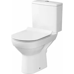 Компактный унитаз CERSANIT City 67 см белый (K35-037) — комплект WC 67 см