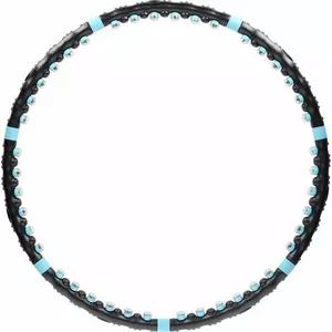 HMS Hhp006 Black-blue Hula Hop Masujący Z Magnesami 98cm Hms