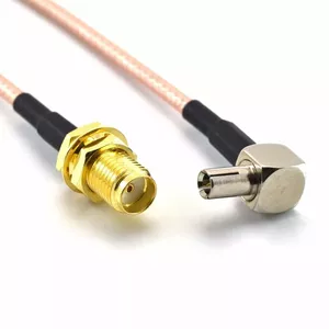Pigtail cable OEM TS9 to SMA Female 15 cm P-T9-SF-15, coaxial adapter lead