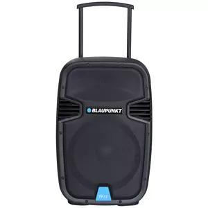 Портативная колонка BLAUPUNKT PA12 Black — Bluetooth, 650 Вт RMS, встроенный аккумулятор, FM, SD, AUX, эквалайзер (6 полос)