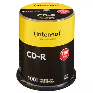 CD-R Intenso 700MB 52x 100 gab
