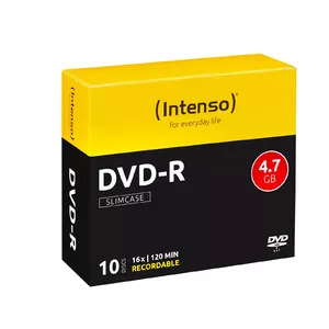 Intenso DVD-R 4.7GB, 16x 4,7 GB 10 pcs