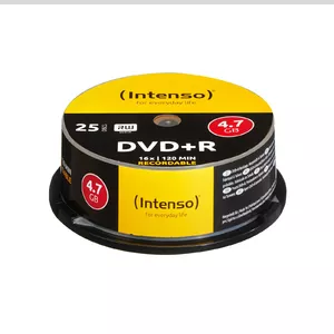 Intenso DVD+R 4.7GB, 16x 4,7 GB 25 шт