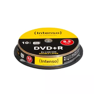 Intenso DVD+R 8.5GB, DL, 8x 8,5 GB DVD+R DL 10 шт