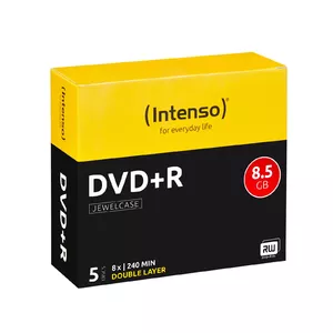 Intenso DVD+R 8.5GB, DL, 8x 8,5 GB DVD+R DL 5 pcs