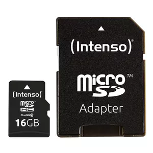 MicroSDHC Card Intenso 16GB Class 10 Black
