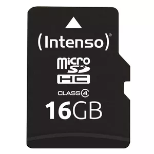 Intenso 3403470 zibatmiņa 16 GB MicroSDHC Klases 4