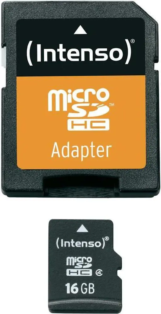 Zibatmiņa Intenso 16GB MicroSDHC Class 4