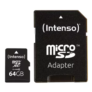 Intenso 64GB MicroSDHC MicroSDXC Klases 10