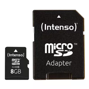 Flash Memory Intenso 8GB MicroSDHC Class 10