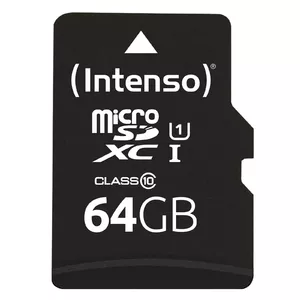 Intenso 3423490 zibatmiņa 64 GB MicroSDXC UHS-I Klases 10