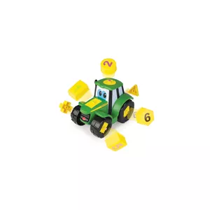 Игрушечный трактор TOMY Learn and pop Johnny для детей от 1,5 года — пластик, разноцветный