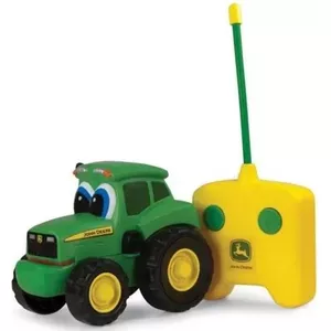 Tomy John Deere Johnny Tractor RC радиоуправляемая модель Трактор Электрический двигатель 1:32