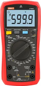 Multimeter Unit UT890C — AC/DC voltage, continuity, resistance measurement (model LEC-MIE0398)