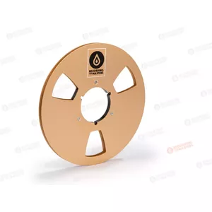 Reel-to-reel metal NAB adapter 1/4" for 10" reels, Recording The Masters R39602, champagne finish