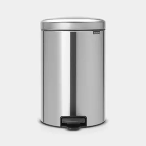 Round Metal Steel Bin Brabantia newIcon 114021