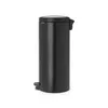 Pedal Bin Brabantia newIcon Round Black Photo 5