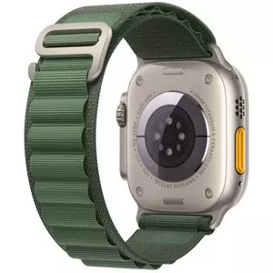 Ремешок Tech-Protect Nylon Pro для Apple Watch 42/44/45/49 мм — милитари (зелёный)
