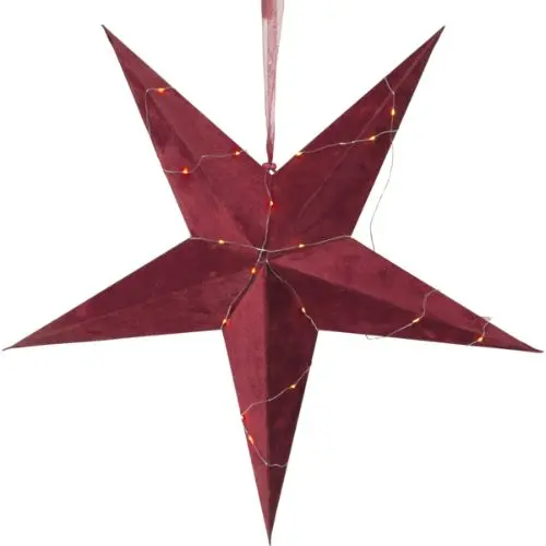 LED zvaigzne Star Trading Velvet 60