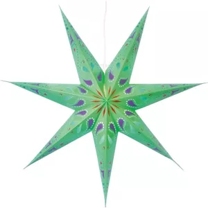LED decoration Star Trading Siri Green 70x70 cm with E14 socket, max 25W