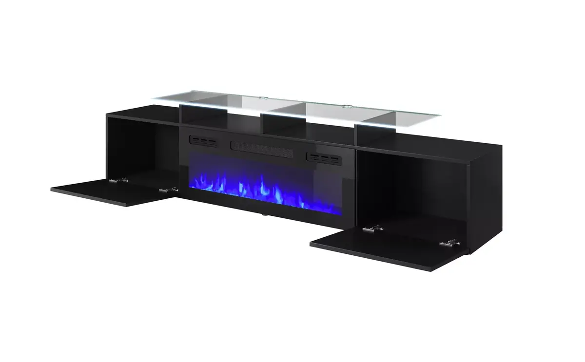 TV kumode Cama Meble ROVA ar elektrisko kamīnu Photo 2
