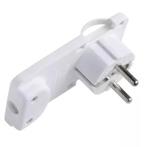 Power plug adapter MicroConnect PESCHPLUG-W — Type F, 230 V, 16 A, white