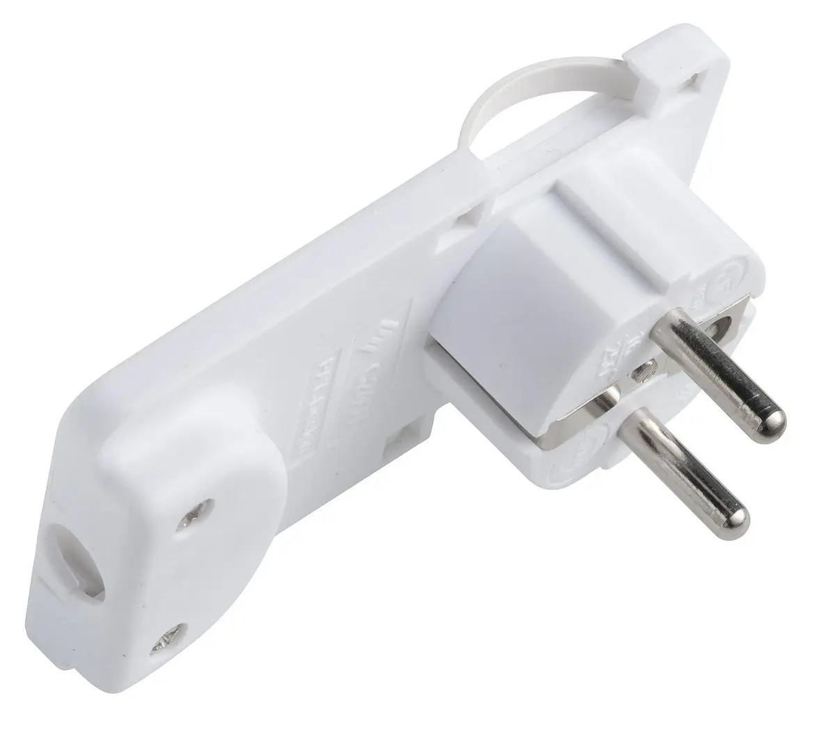 MicroConnect Schuko leņķa strāvas kontaktdakšas adapteris