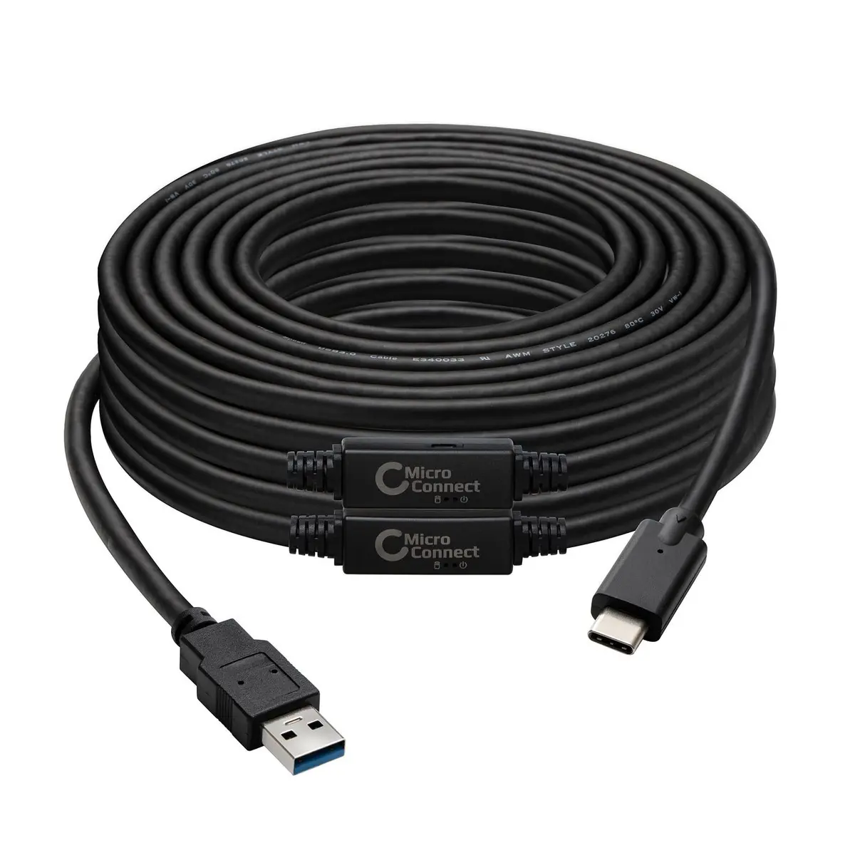 MicroConnect USB3.1CA10AMP Active USB Cable 10m Photo 2