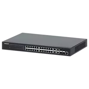 Неуправляемый коммутатор Intellinet 24-портовый Gigabit Ethernet PoE+ 370W