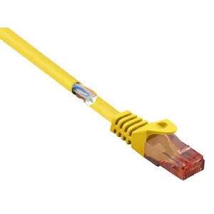 Tīkla kabelis Renkforce RF-5128866 2m Cat6 U/UTP Dzeltena