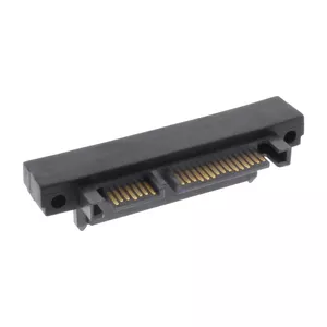InLine SATA adapteris M/F 22pin 15+7 leņķis uz leju