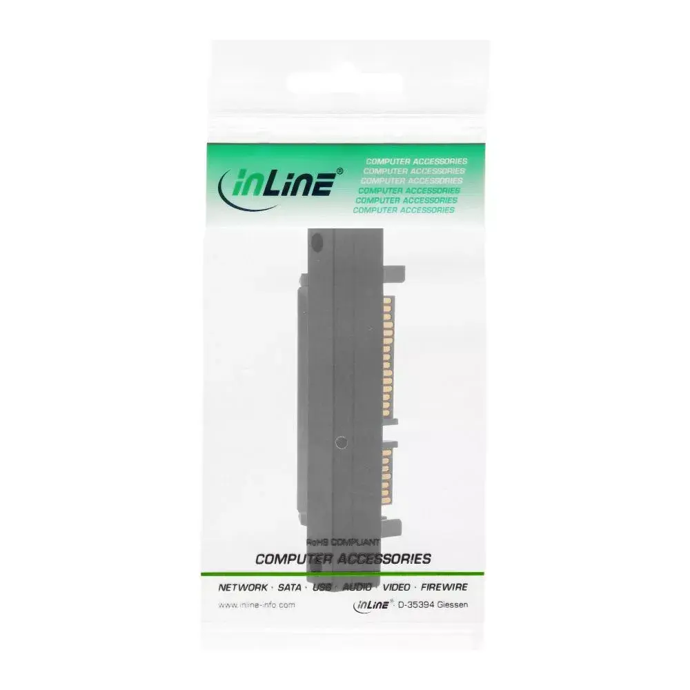 InLine SATA adapteris M/F 22pin 15+7 Photo 4