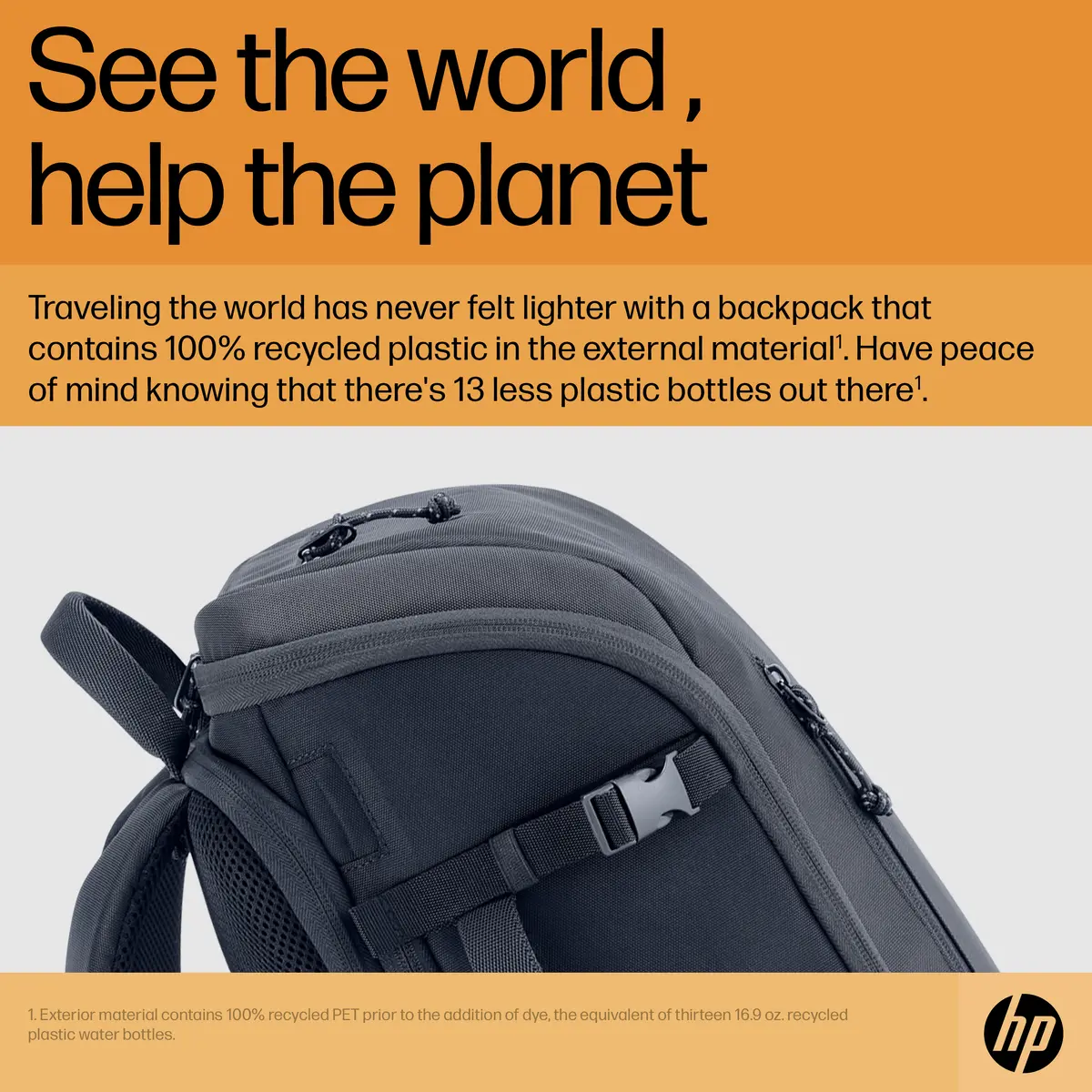 HP Travel mugursoma klēpjdatoram 25 litri 15.6" Photo 3