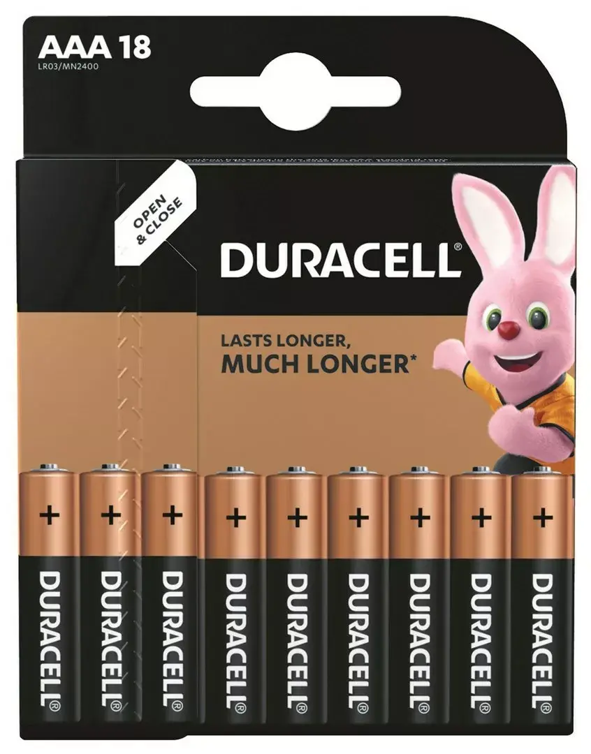 Duracell AAA MN2400 Sārmu baterijas LR03