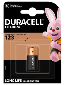 Одноразовая батарея Duracell 123106 CR123A Lithium