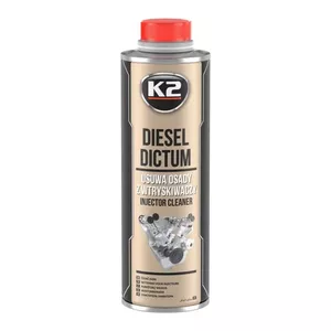 Fuel injector cleaner K2 DIESEL DICTUM 500 ml – diesel fuel system additive, 500ml