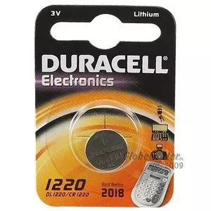 Vienreizējā baterija Duracell CR1220 3V