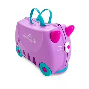 Riteņu rotaļlieta Trunki Cassie The Cat Stūre 4 Riteņi Zils Rozā