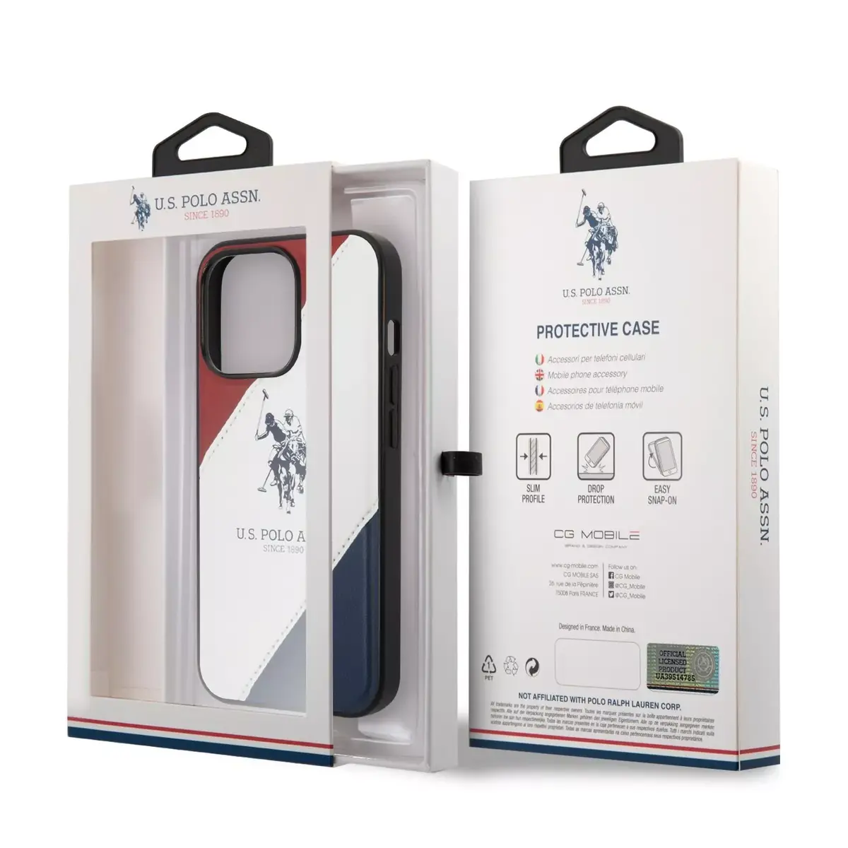 Кожаный чехол U.S. Polo для iPhone 14 Pro Max Photo 5