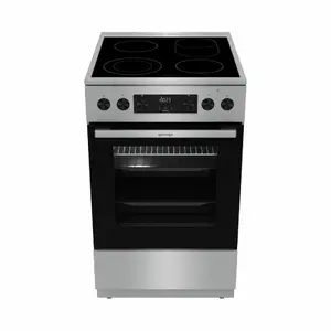 Brīvi stāvoša plīts Gorenje GECS5C70XPA Elektriskā Keramiskā Nerūsējošā tērauda 4 zonas