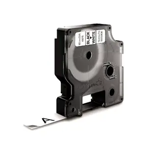 Лента для этикеток DYMO D1 Standard Черная на белом 12мм